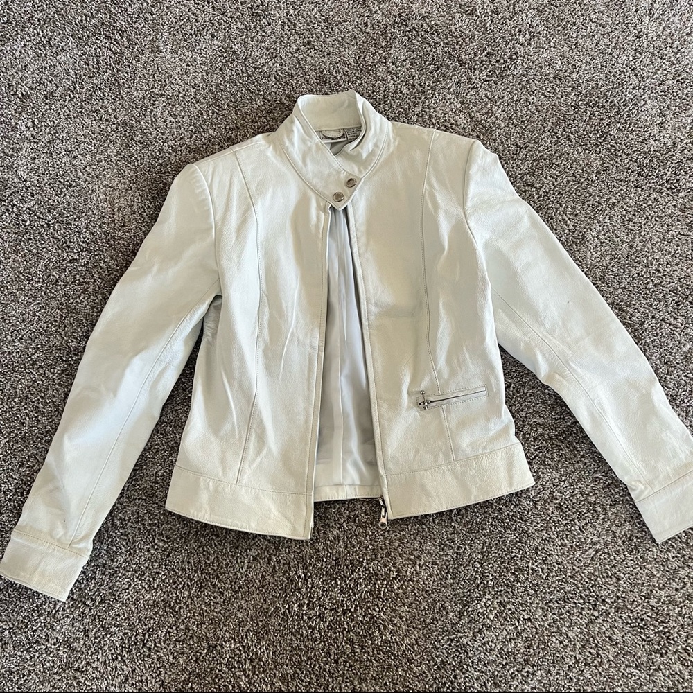 Newport News genuine leather jacket vintage